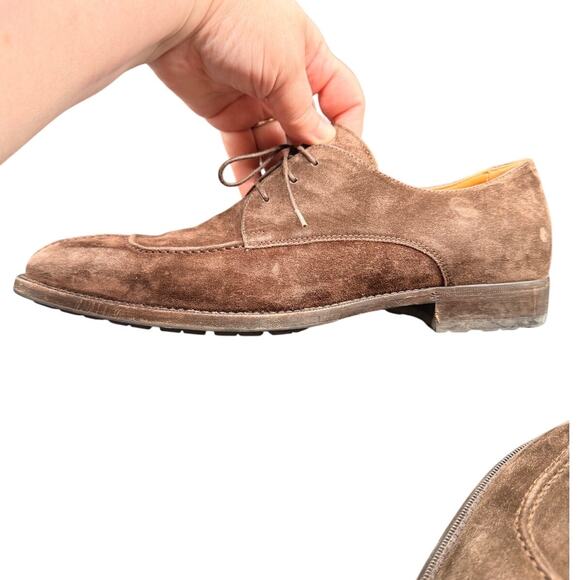 Cole Haan Suede Oxford Shoes Brown Men’s 9 Dress Casual Italy main image 12
